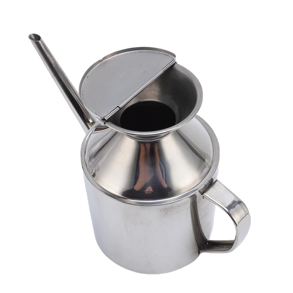Olive Oil Dispenser Can Stainless Steel Long Spout Leakproof Easy to Clean Precise Pouring for Vinegar Soy Sauce