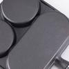 Nonstick Grill Pan 3 Square Section Versatile Breakfast Skillet Divided Egg Frying Pan For Stove
