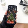 Чехол для телефона Санта-Клаус Рождественская елка Мягкий силикон Для IPhone 17 16 15 14 13 12 Mini 11 Pro Max Plus Защита объектива камеры Чехол
