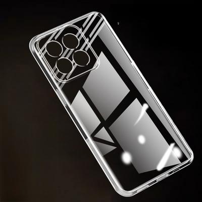 Подходит для чехлов для телефонов Redmi K70, K60/k80 Прозрачный K50ultra Силиконовый K40 Защитные чехлы, K30pro Мягкий K20