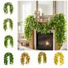 DIY Artificial Leaves Vine Artificial Foliage Artificial Wisteria Vine Garland  Garden Decoration