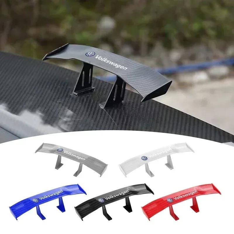 Маленькое заднее крыло для автомобиля Черный АБС Мини-спойлер на заднее крыло Инструмент для тюнинга автомобиля Для Volkswagen VW Golf 4 7 MK3 4 7 Touran Polo Passat