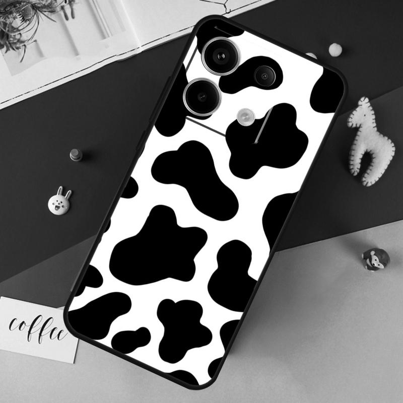 Cow Print Case For Xiaomi Redmi Note 13 12 11 8 9 10 Pro Note 12S 11S 10S Redmi 12 10C 12C 13C Cover