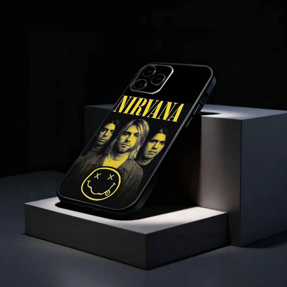 L-Lamentably Nirvana R-Rock Band Phone Case Silicone Soft For IPhone 17 16 15 14 13 12 11 X XR Plus Pro Max Plus