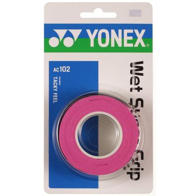 YONEX Теннисный Влажный Супер Грип Розовый AC102