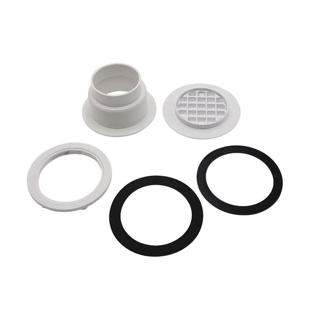 Portable Odor Resistant Shower Drain Plastic Floor Drain for Kitchen Supplies Sinks and Bathroom Basins Home Accessory