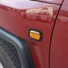 Для Toyota FJ Cruiser 2007-черная защитная крышка из нержавеющей стали для автомобиля, защитная крышка для сигнала поворота, наклейка для автомобиля