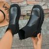 Fashion Autumn Winter Women Boots 2025 New Sexy Platform Shoes Ladies Outdoor Leather Ankle Boots Fashion Women Chelsea Boots Female