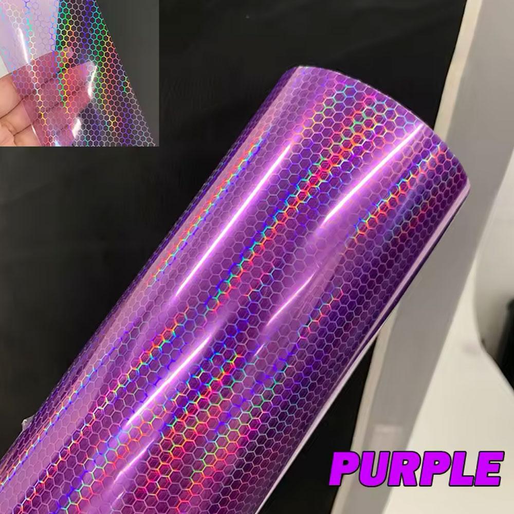 Car Sticker Headlight Lamp Film Auto Laser Honeycomb Taillight Lamp rhombus protective film Waterproof Self-Adhesive Stickers