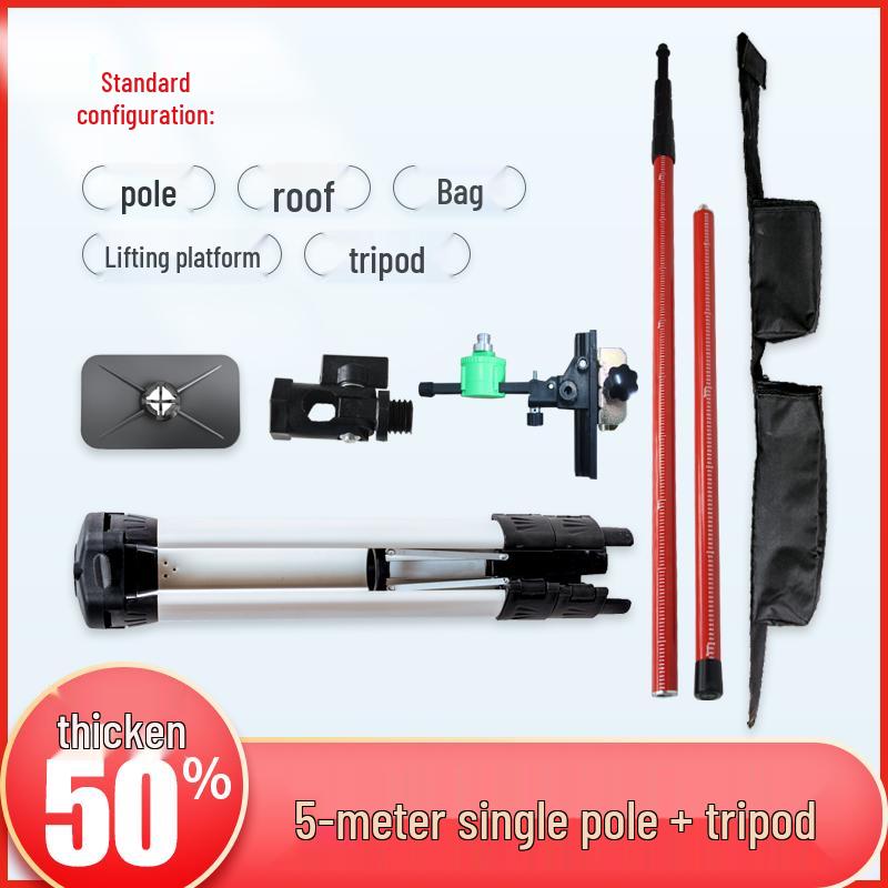 Adjustable Infrared Telescopic Tripod with Water Level Meter E18