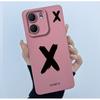 For OPPO A5x CPH2725 Cover Case Lucky Initial Letter Couple Silicone Soft Matte Phone Bumper for Oppo A5x 4G 5G 2025 Casing