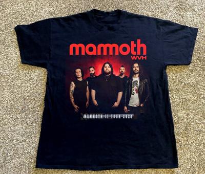 НОВЫЙ MAMMOTH WVH Band ТУР 2024 Подарок для фаната Черная футболка всех размеров AG2275 Унисекс