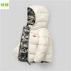 Children's Down Jacket Double-Sided Wear Boys and Girls Thick Winter Clothes Cotton-Padded Jacket Kids' Coat