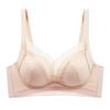 Deep V Gathering Lace Adjustable Bra with Mulberry Silk Maintenance