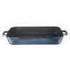 Lava Чугунная прямоугольная премиум. Двойная ручка, 26х40см.