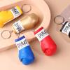 Leather Boxing Gloves Keychain Boxing Fan Gift Backpack Key Accessories Hanging Pendant Exquisite Gift