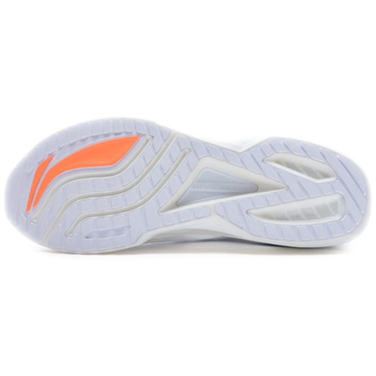 Li Ning Super Light 17 Нескользящие Износостойкие Низкие Беговые Кроссовки Мужские Бело-Черные ARBQ003-10