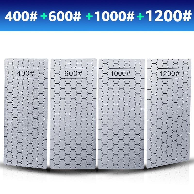 Кухонные инструменты Алмазные ножи Точильный камень 600# 800# 1000# Брусок Точильный камень Ультратонкий Сотовый Ручная точилка для ножей