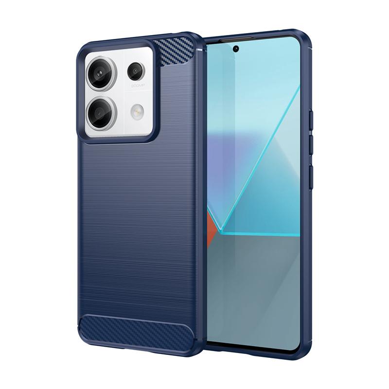 Ударопрочный Мягкий ТПУ Чехол Для Xiaomi Redmi Note 13 Pro 4G 5G Note13Pro Plus Чехол Щетка Из Углеродного Волокна Задняя Крышка Для Redmi13C 4G
