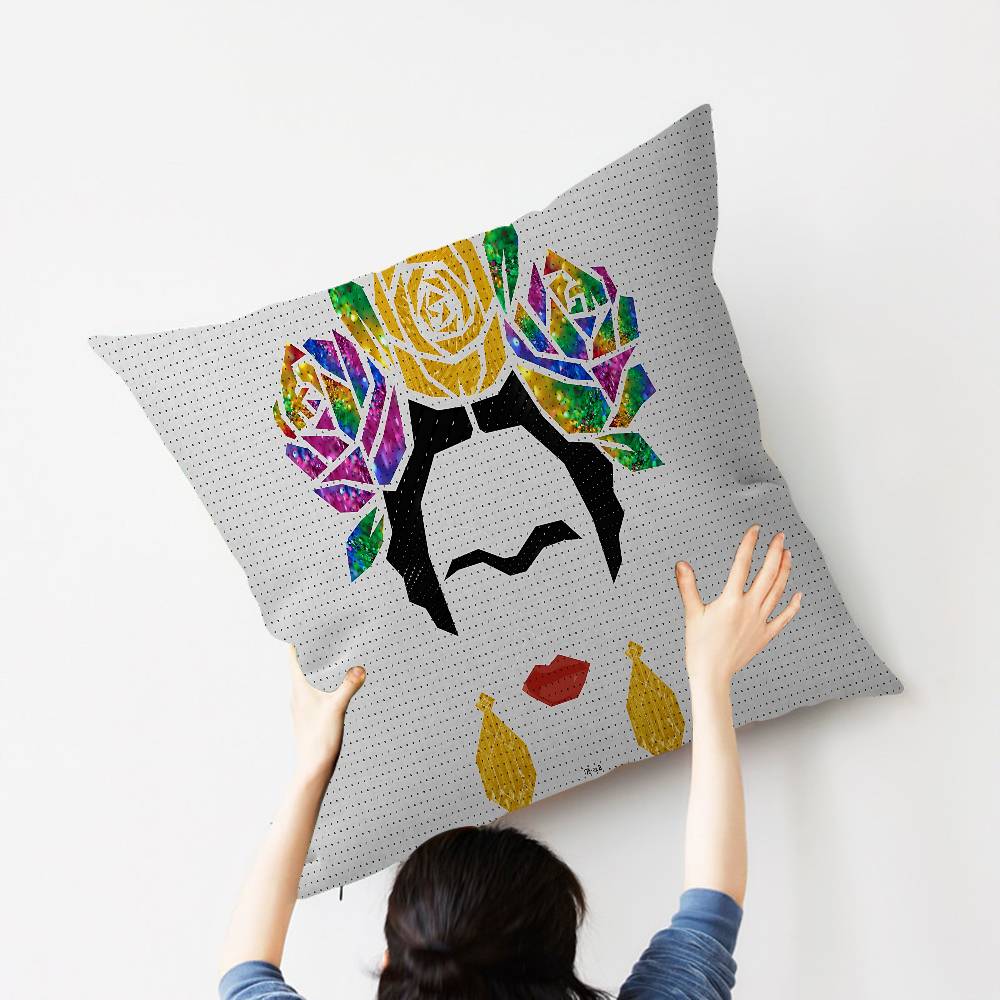Art F-Fridas Painter K-Kahlos Pillow Cover for Bedroom Room and Living Room Sofa Decorative Cushion Cover