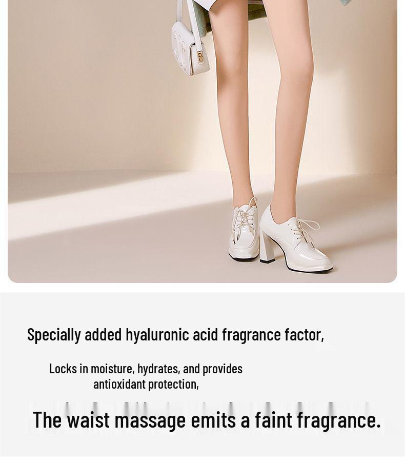 Суперплотные флисовые колготки-леггинсы с петлей на пятке телесного цвета - Женские базовые колготки для осени/зимы (400г)