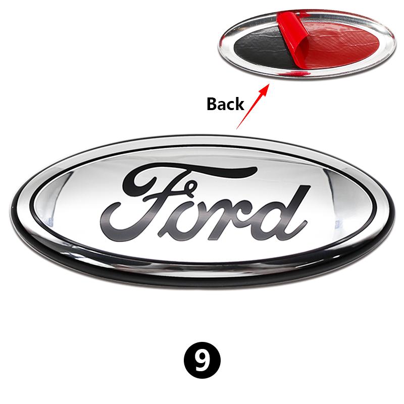 3D Aluminum Front Rear Badge Emblem Overlay 22.5cm For Ford F150 Ranger Explorer Transit Auto Truck Tuning Styling Accessories