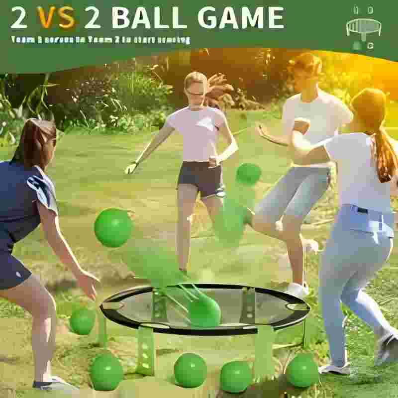 Новое фитнес-оборудование Сетка Набор для игры в пляжный мяч ПВХ Зеленый Волейбольный набор 2 мяча Пляжный волейбол Спорт на открытом воздухе для детей