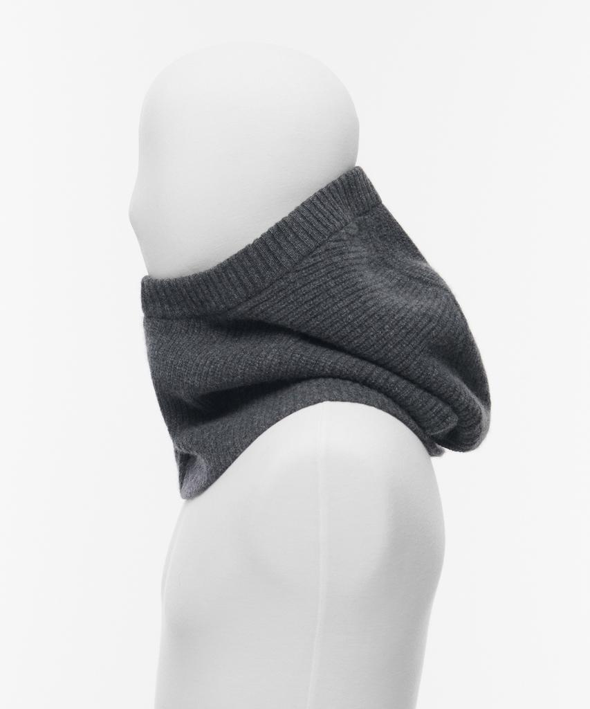 MUSINSA STANDARD Lambswool Oversized Knit Balaclava [Medium Grey]