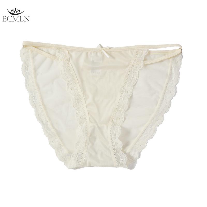 Sexy Lace Thong Panties Women Transparent Mesh Thin Strap Underwear Seamless T-back See Through Bikini Underpants