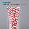 100 Eco-Friendly Colored Paper Straws: Disposable, Creative Party Straws for Juice & Cocktails