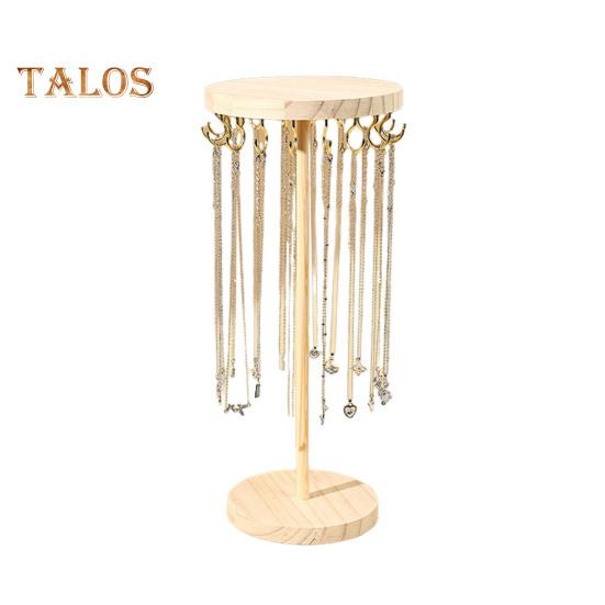 Подставка для ожерелий, органайзер для украшений с крючками, деревянная основа, органайзер для повязок на голову, подставка для девочек, ожерелий, браслетов