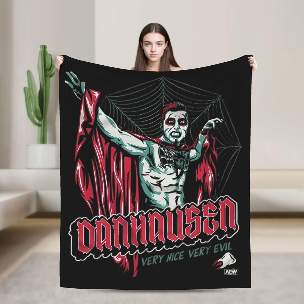 Danhausen Wrestler Blankets Fleece Textile Decor Multi-function Super Warm Throw Blankets for Bed Couch Bedding Throws