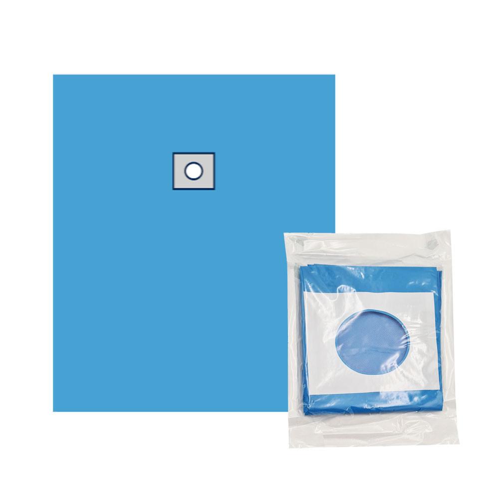 Surgical Drape 100cm x 120cm With Adhesive Hole 8cm Nonwoven Sms Sterile Neoset 1pc