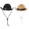 Outdoor Adjustable Pet Accessories Dogs Cats Headwear Cowboy Hats Pet Dog Hat Dogs Cat Caps