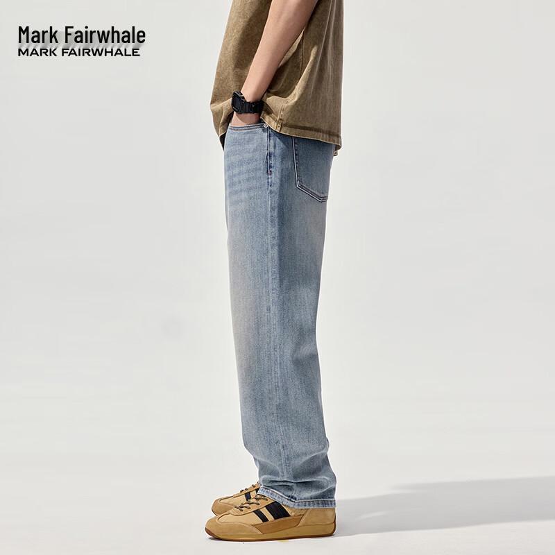 Mark Fairwhale Мужские свободные джинсы прямого кроя