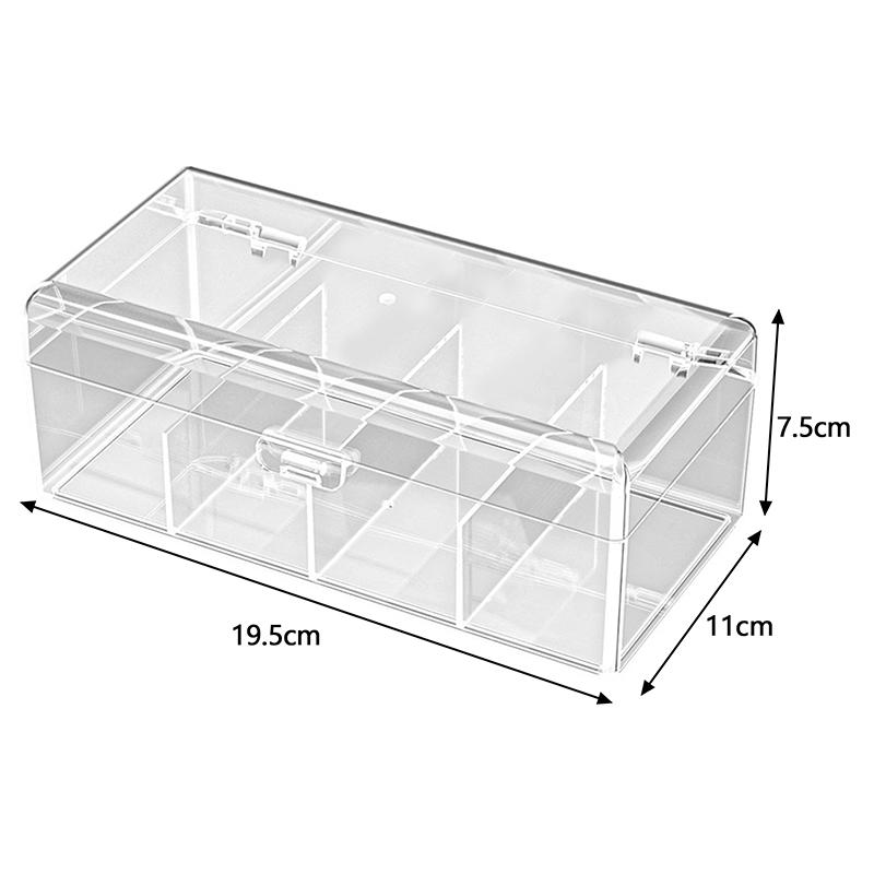 Коробка для хранения карточек Kpop Pocard, прозрачный органайзер для карточек, отсек для флип-бокса, защитный контейнер для карточек