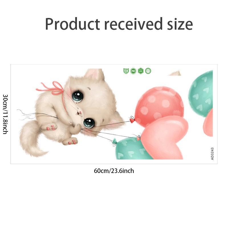 Зеленые настенные наклейки с растениями в горшках, подвесные корзины с черными кошкой и бабочками, съемные настенные наклейки с изображением художественного декора, настенные росписи, украшения для дома