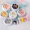 Shell Flower Bead Nails Ornaments Rhinestone Mixed 3D Nail Art Sequin DIY Manicure Jewelry Decor