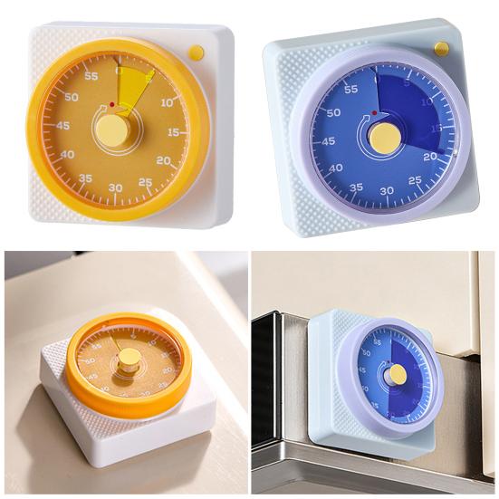 Механический визуальный таймер для обучения детей, магнитный классный таймер, бесшумный таймер для учебы, кухонные инструменты, не требует батареек, инструмент для управления временем