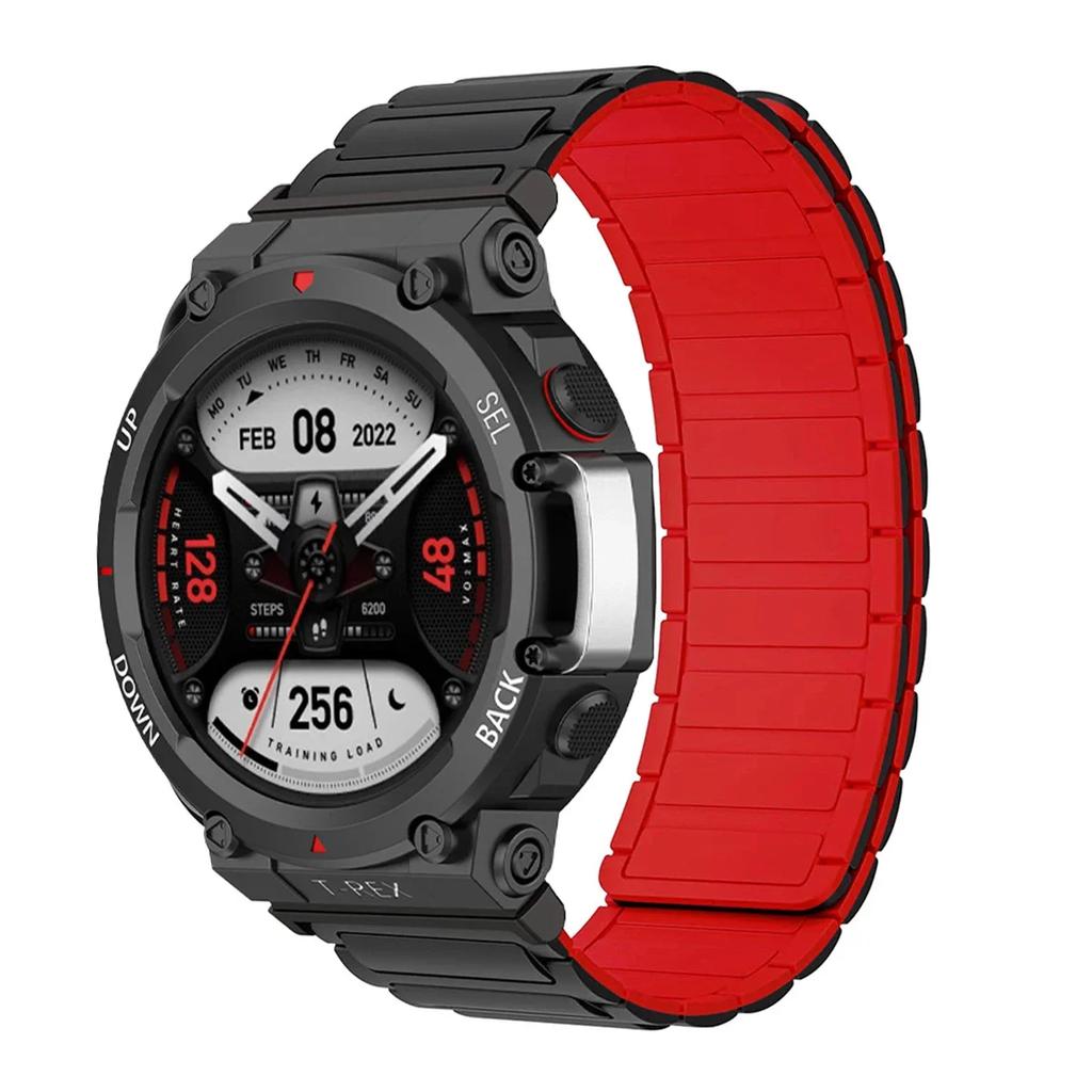 Спортивный силиконовый ремешок для Huami Amazfit T-Rex 3 Магнитный браслет-петля Наручный ремешок для Amazfit T-Rex 2 1 Смарт-часы Correa Ремешок