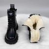 New Cotton Shoes, Women's Shoes, Warm Snow Boots, Thick-soled and Anti-slip Chunk-heeled Boots