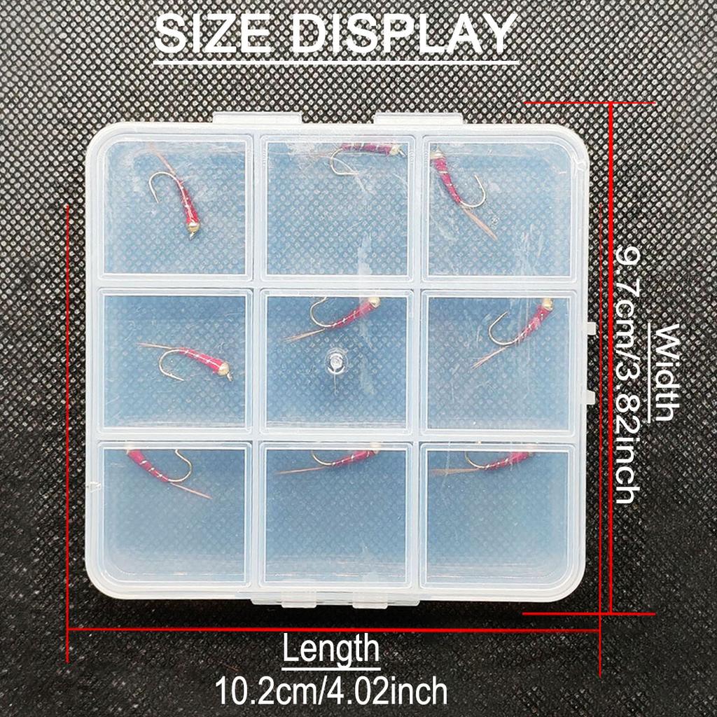 18Pcs-2 Boxs Bundle Fly Fishing Flies 2 different styles Wet Flies Bait for Flishing Trout/carp Artificial Lure Accessories (with Flies Box)
