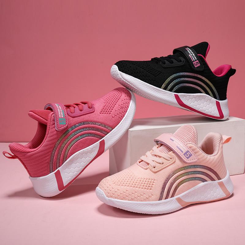 Детские кроссовки Flying Shoes, дышащие, повседневные, для бега