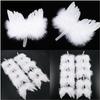 Feather Wing Decor Exquisite Lovely Chic Angel Christmas Tree Decoration Hanging Ornament Home/Party/Wedding/Propose Ornaments