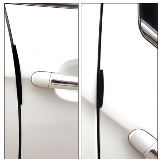 8Pcs Universal Auto Bumper Guard Door Edge Cover Protector Moulding Trim Strip