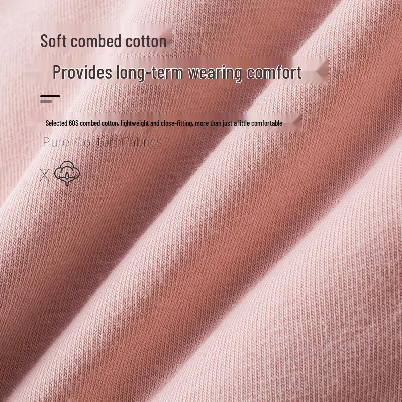 LANGSHA Женское менструальное белье из чистого хлопка, 4 штуки