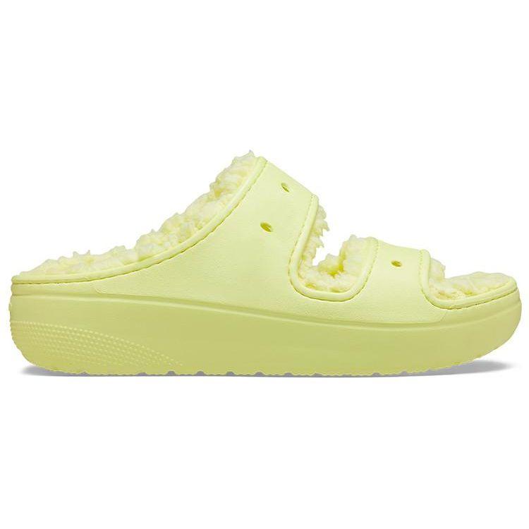 Crocs Классические пушистые тапочки Унисекс тапочки Желтые 207446-75U