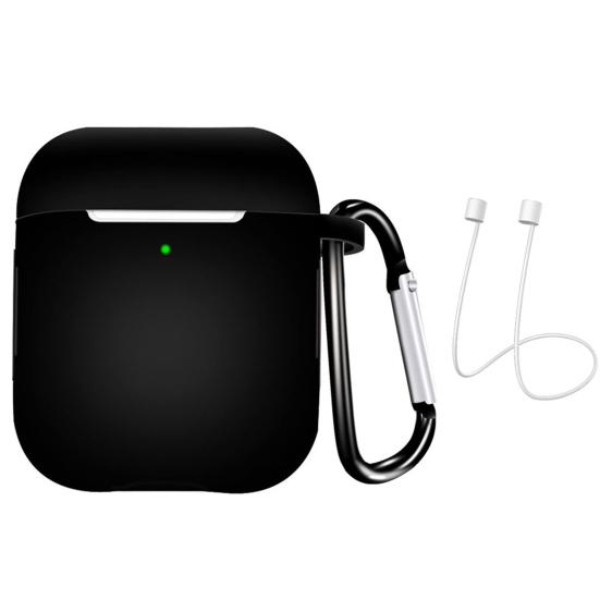 Силиконовый защитный чехол для мини-наушников с ремешком для Air-Pods 1 2