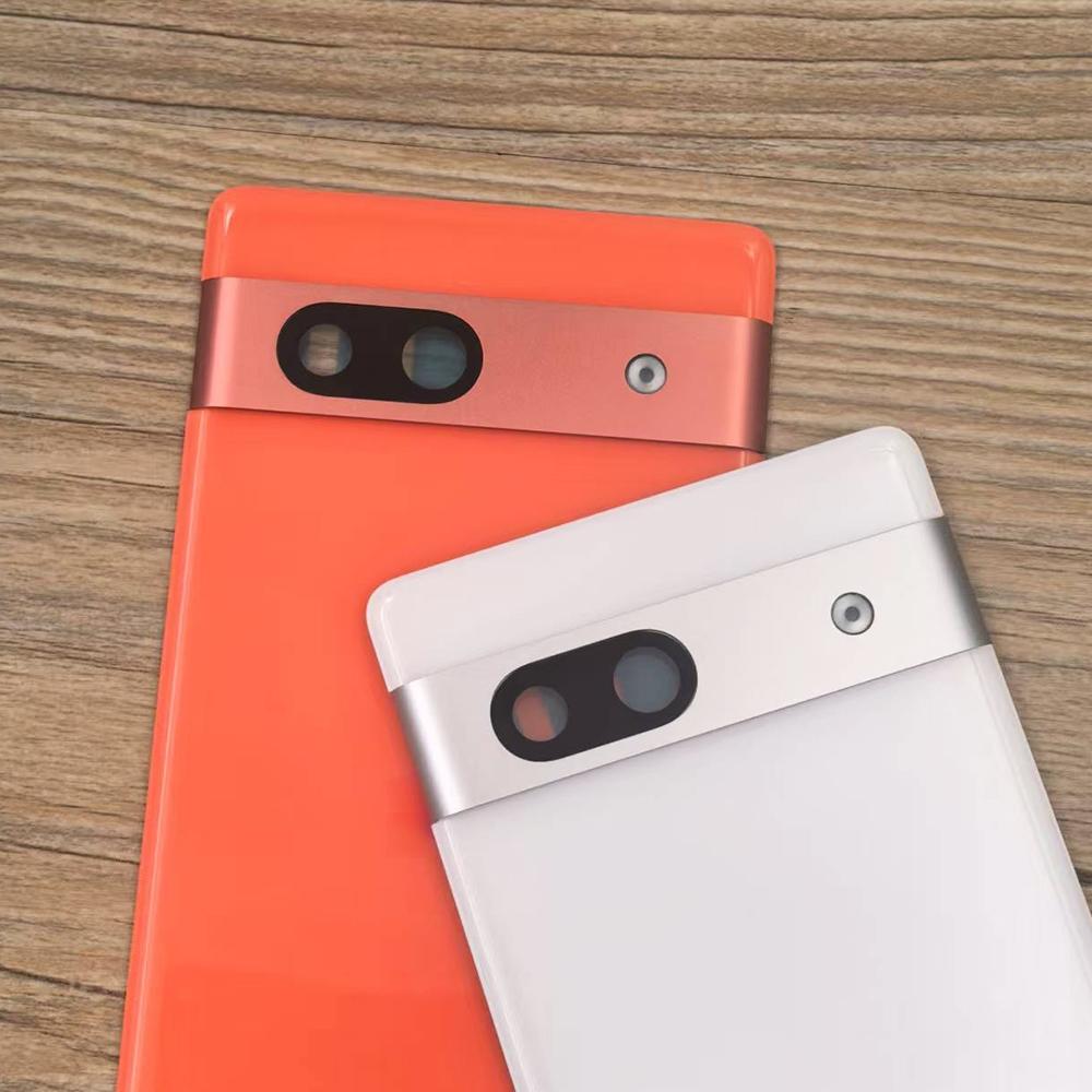 For Google Pixel 7A Brand-New Battery Back Cover Rear Housing Covers Repair Parts With Lens Camera Frame Cover and Adhesive