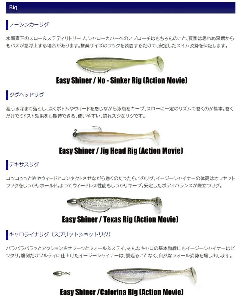 Keitech Easy Shiner 3.5 inch #414 Gripan Pepper Shad